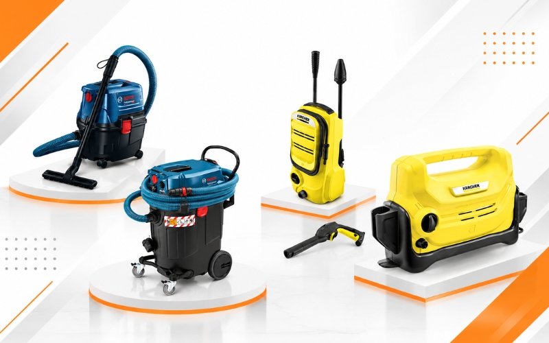Pressure Washer vs Vacuum Cleaner